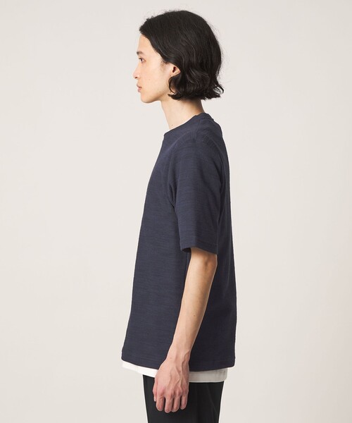 A DAY IN THE LIFE UNITED ARROWS(アデイインザライフユナイテッドアローズ)の「ライト ドビーワッフル レイヤードカットソー<A DAY IN THE LIFE>(Tシャツ/カットソー・メンズ・ダークグレー/ネイビー/ライトブルー・M/L)」の8枚目の写真