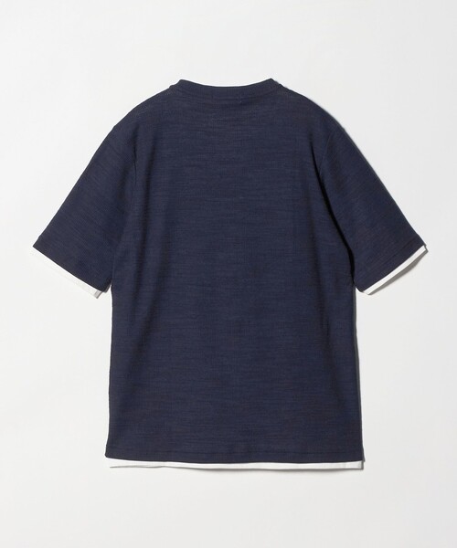 A DAY IN THE LIFE UNITED ARROWS(アデイインザライフユナイテッドアローズ)の「ライト ドビーワッフル レイヤードカットソー<A DAY IN THE LIFE>(Tシャツ/カットソー・メンズ・ダークグレー/ネイビー/ライトブルー・M/L)」の14枚目の写真