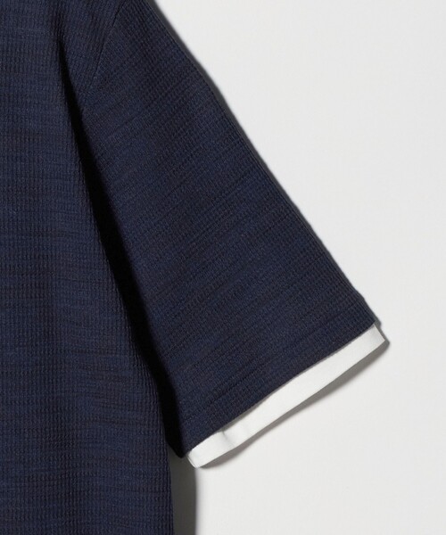 A DAY IN THE LIFE UNITED ARROWS(アデイインザライフユナイテッドアローズ)の「ライト ドビーワッフル レイヤードカットソー<A DAY IN THE LIFE>(Tシャツ/カットソー・メンズ・ダークグレー/ネイビー/ライトブルー・M/L)」の16枚目の写真