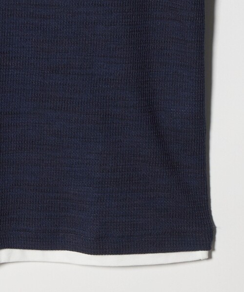 A DAY IN THE LIFE UNITED ARROWS(アデイインザライフユナイテッドアローズ)の「ライト ドビーワッフル レイヤードカットソー<A DAY IN THE LIFE>(Tシャツ/カットソー・メンズ・ダークグレー/ネイビー/ライトブルー・M/L)」の17枚目の写真