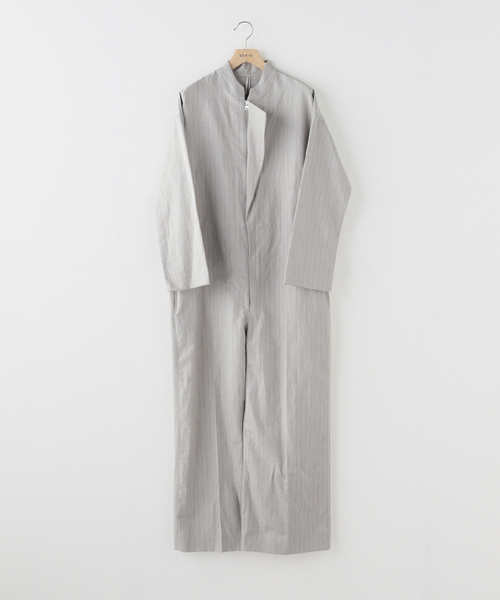 セール】m's braque (エムズ ブラック) ASYMMETRIC JUMP SUIT（つなぎ