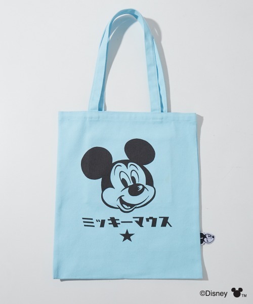 Disney(ディズニー)の「ミッキーマウス/トートバッグ GEVS.(トートバッグ・レディース・ピンク/アイボリー/ブラック/ブルー・FREE)」の4枚目の写真
