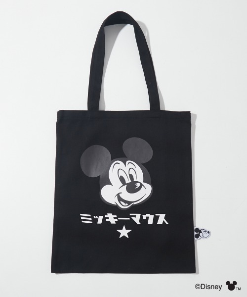 Disney(ディズニー)の「ミッキーマウス/トートバッグ GEVS.(トートバッグ・レディース・ピンク/アイボリー/ブラック/ブルー・FREE)」の3枚目の写真