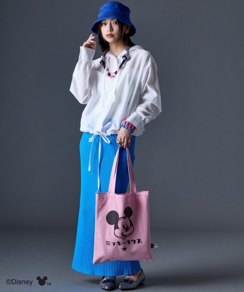 Disney(ディズニー)の「ミッキーマウス/トートバッグ GEVS.(トートバッグ・レディース・ピンク/アイボリー/ブラック/ブルー・FREE)」の17枚目の写真