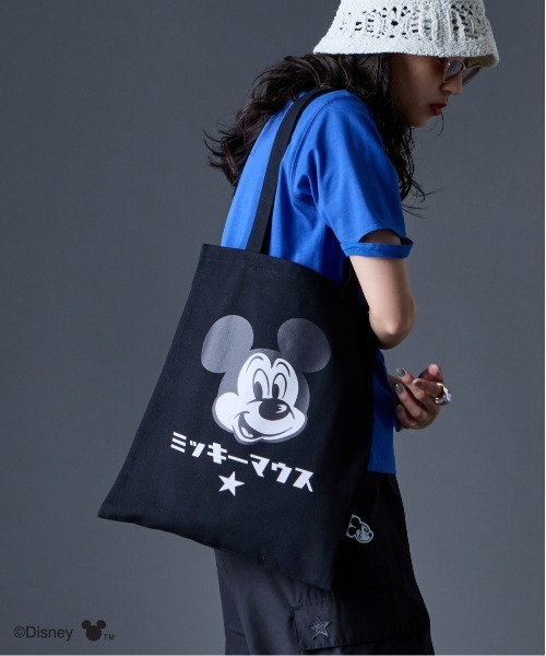 Disney(ディズニー)の「ミッキーマウス/トートバッグ GEVS.(トートバッグ・レディース・ピンク/アイボリー/ブラック/ブルー・FREE)」の20枚目の写真