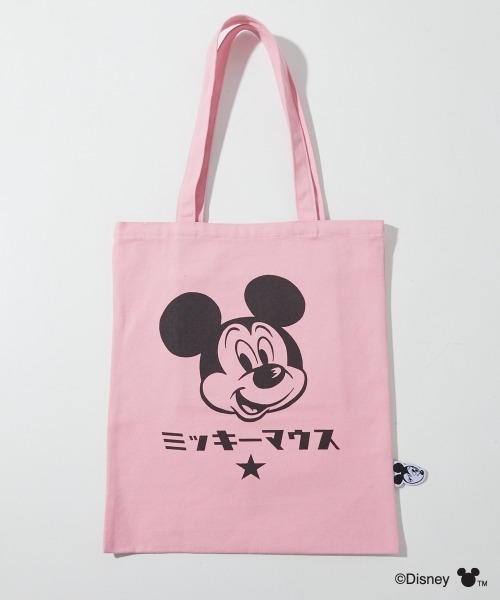 Disney(ディズニー)の「ミッキーマウス/トートバッグ GEVS.(トートバッグ・レディース・ピンク/アイボリー/ブラック/ブルー・FREE)」の22枚目の写真