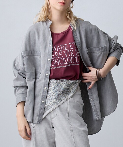 ZELDA(ゼルダ)の「【ZELDA】ヴィンテージライクロゴTシャツ(Tシャツ/カットソー・レディース・ブラック/ブルー/ボルドー・FREE)」の6枚目の写真