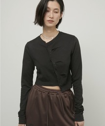 LA PEAU DE GEM | 【LA PEAU DE GEM】cachecoeur cardigan/カシュクールカーディガン(カーディガン/ボレロ)