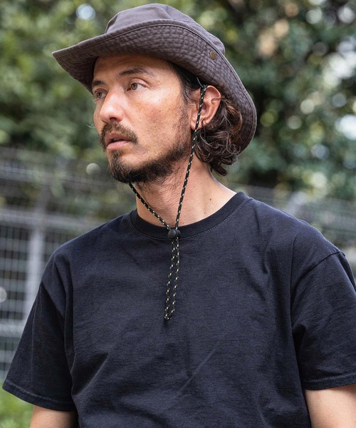 CAMBIO(カンビオ)の「mko13597-INSECT SHIELD Safari Hat サファリハット(NF-261-BO002)(ハット・メンズ・ベージュ/チャコールグレー/ブラック・M/L)」の22枚目の写真