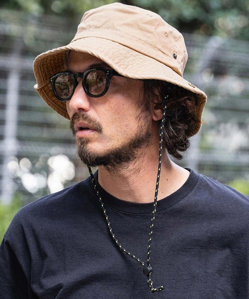 CAMBIO(カンビオ)の「mko13597-INSECT SHIELD Safari Hat サファリハット(NF-261-BO002)(ハット・メンズ・ベージュ/チャコールグレー/ブラック・M/L)」の21枚目の写真