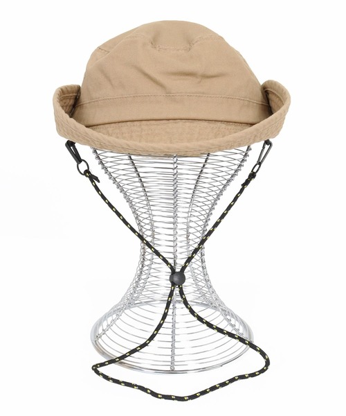 CAMBIO(カンビオ)の「mko13597-INSECT SHIELD Safari Hat サファリハット(NF-261-BO002)(ハット・メンズ・ベージュ/チャコールグレー/ブラック・M/L)」の14枚目の写真
