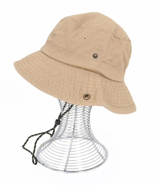 CAMBIO(カンビオ)の「mko13597-INSECT SHIELD Safari Hat サファリハット(NF-261-BO002)(ハット・メンズ・ベージュ/チャコールグレー/ブラック・M/L)」の13枚目の写真