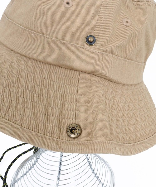 CAMBIO(カンビオ)の「mko13597-INSECT SHIELD Safari Hat サファリハット(NF-261-BO002)(ハット・メンズ・ベージュ/チャコールグレー/ブラック・M/L)」の10枚目の写真