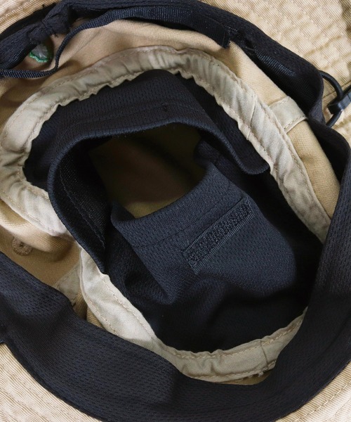 CAMBIO(カンビオ)の「mko13597-INSECT SHIELD Safari Hat サファリハット(NF-261-BO002)(ハット・メンズ・ベージュ/チャコールグレー/ブラック・M/L)」の5枚目の写真
