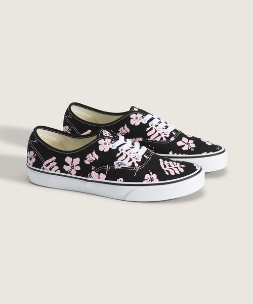 VANS（バンズ）の「オーセンティック / Authentic Archive BLACK/PINK VN000Z75B9P1（スニーカー・メンズ・ブラック×ピンク・5/5.5/6/6.5/7/7.5/8/8.5/9/9.5/10/10.5/11/11.5/12）」の2枚目の写真