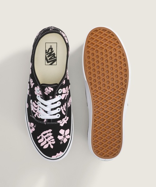 VANS（バンズ）の「オーセンティック / Authentic Archive BLACK/PINK VN000Z75B9P1（スニーカー・メンズ・ブラック×ピンク・5/5.5/6/6.5/7/7.5/8/8.5/9/9.5/10/10.5/11/11.5/12）」の3枚目の写真