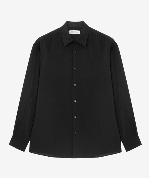 MINDBRIDGE（マインドブリッジ）の「[COUTURE]ブラックオーバーサイズシャツ（シャツ/ブラウス・メンズ・ブラック・95/100/105/110）」の3枚目の写真