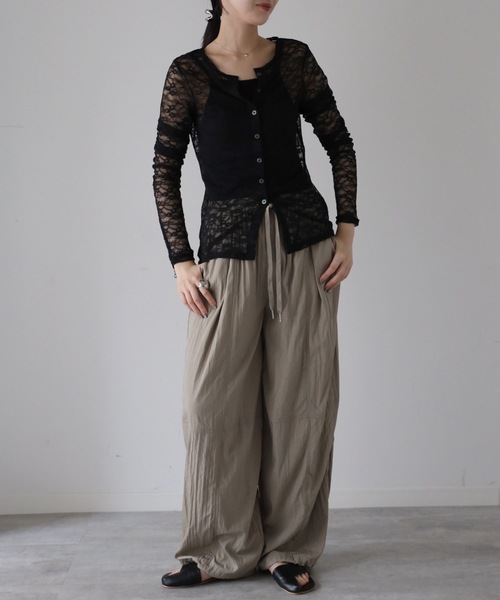 model：164cm. 着用サイズ：FREE
