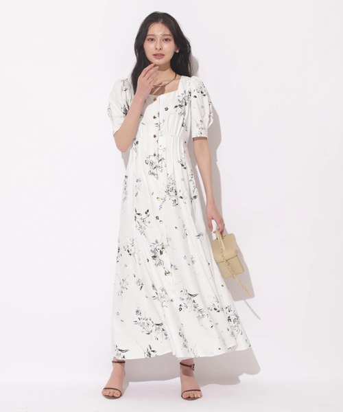 最終お値下美品♡Apuweiser-riche 花柄フレアワンピース 最終お値下美品♡Apuweiser-riche 花柄フレアワンピース - メルカリ