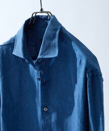 【WASH LINEN】ソフトリネン レギュラーフィットシャツ