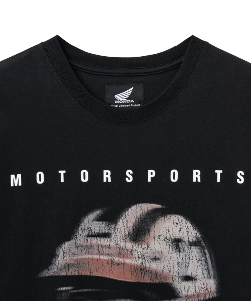 PHYPS MOTORCYCLE(フィップスモーターサイクル)の「Motorsports Helmet Short Sleeve Black(Tシャツ/カットソー・レディース・その他・SMALL/MEDIUM/LARGE/X-LARGE)」の3枚目の写真