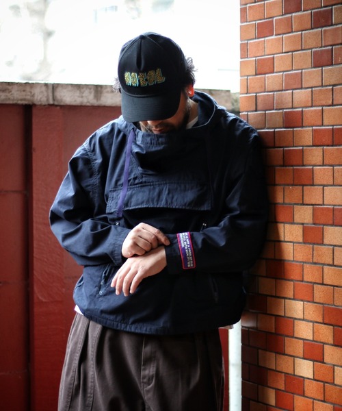 NATAL DESIGN（ネイタルデザイン）の「DECK SMOCK JACKET（ミリタリージャケット・メンズ・ブラック/ネイビー・MEDIUM/LARGE/X-LARGE）」の2枚目の写真
