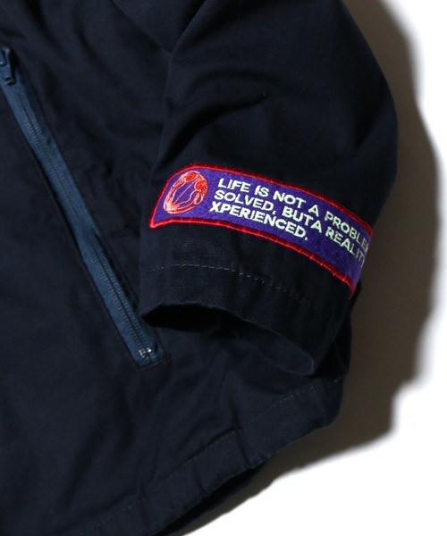 NATAL DESIGN（ネイタルデザイン）の「DECK SMOCK JACKET（ミリタリージャケット・メンズ・ブラック/ネイビー・MEDIUM/LARGE/X-LARGE）」の6枚目の写真
