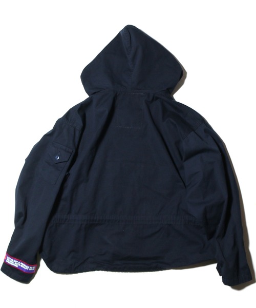 NATAL DESIGN（ネイタルデザイン）の「DECK SMOCK JACKET（ミリタリージャケット・メンズ・ブラック/ネイビー・MEDIUM/LARGE/X-LARGE）」の10枚目の写真