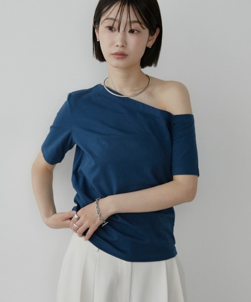 Aunt Marie's(アントマリーズ)の「アシメTシャツ(Tシャツ/カットソー・レディース・グレー/ネイビー/ブラック・FREE)」の16枚目の写真
