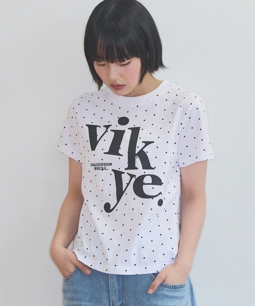 Video Jockey(ビデオジョッキー)の「VIDEO JOCKEY/VIKEY Tシャツ(Tシャツ/カットソー・レディース・カモフラージュ/ホワイト・X-SMALL)」の10枚目の写真