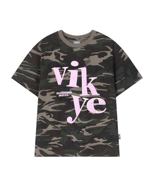 Video Jockey(ビデオジョッキー)の「VIDEO JOCKEY/VIKEY Tシャツ(Tシャツ/カットソー・レディース・カモフラージュ/ホワイト・X-SMALL)」の14枚目の写真