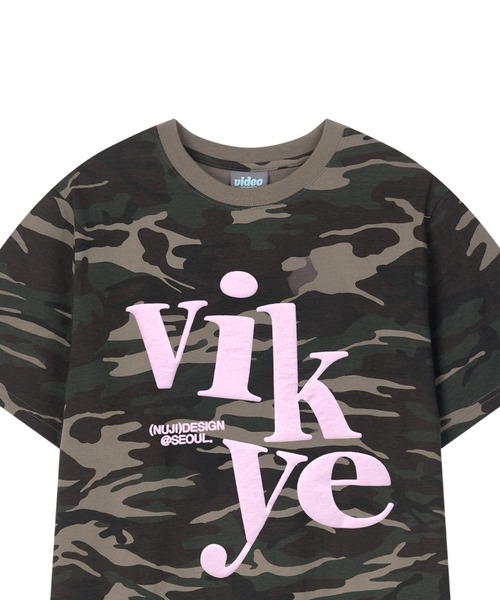 Video Jockey(ビデオジョッキー)の「VIDEO JOCKEY/VIKEY Tシャツ(Tシャツ/カットソー・レディース・カモフラージュ/ホワイト・X-SMALL)」の16枚目の写真