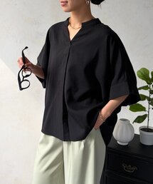 Chez toi（シェトワ）の「【体型カバー】【高コスパ高見え】袖ターンバックブラウス（シャツ/ブラウス）」