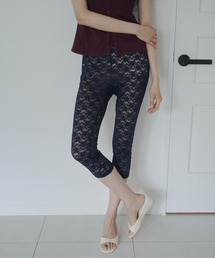 FEKETE（フェケテ）の「ribbon lace leggings / リボンレースレギンス（その他パンツ）」