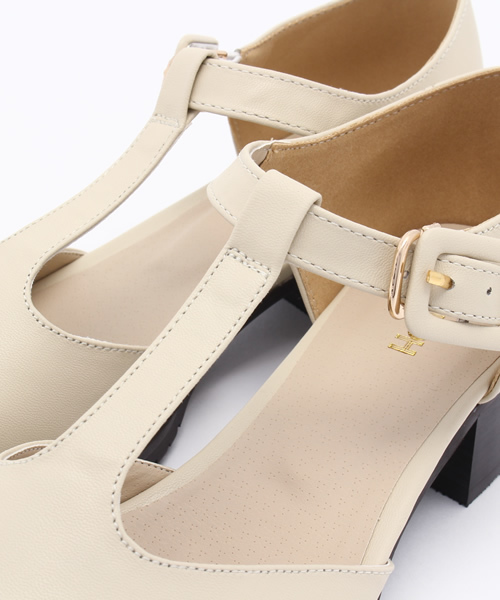 Heather（ヘザー）の「アンクルペタンコパンプス  711551（パンプス・レディース・アイボリー/ブラック/ヘザ－グレー・LARGE/MEDIUM）」の9枚目の写真