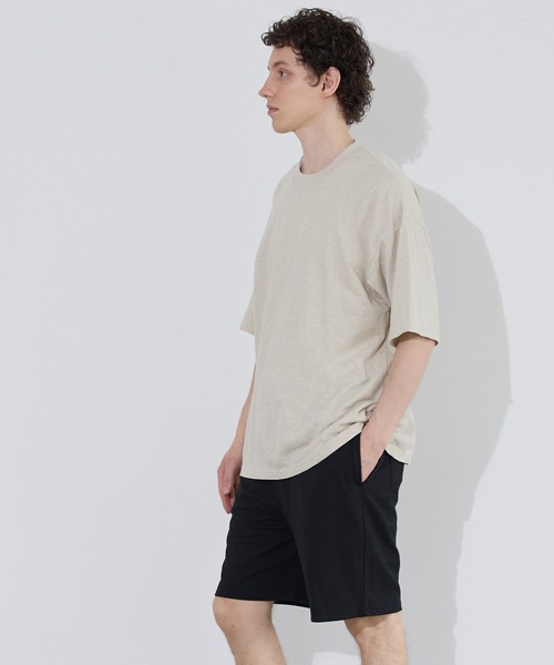 coca(coca)(コカ)の「スラブコットンTシャツ(Tシャツ/カットソー・メンズ・ライトベージュ/チャコール・L/M/XL)」の11枚目の写真