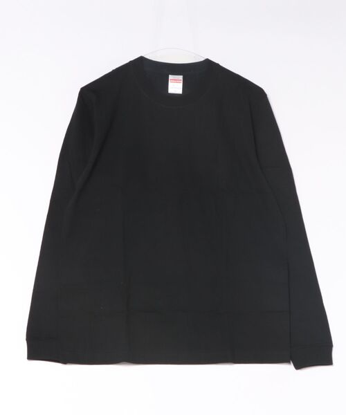 TONE SELECT WEAR(トーンセレクトウェア)の「United Athle(ユナイテッドアスレ) 5.6オンス ロングスリーブ Tシャツ(1.6インチリブ) 長袖Tシャツ メンズ (5011-01) 【501101】(Tシャツ/カットソー・メンズ・スミクロ/ピンク系その他/ブラック/グレー/バーガンディー/パープル系その他/ベージュ系その他/ネイビー/グリーン系その他/ホワイト/アッシュグレー・MEDIUM/X-LARGE/SMALL/LARGE)」の1枚目の写真