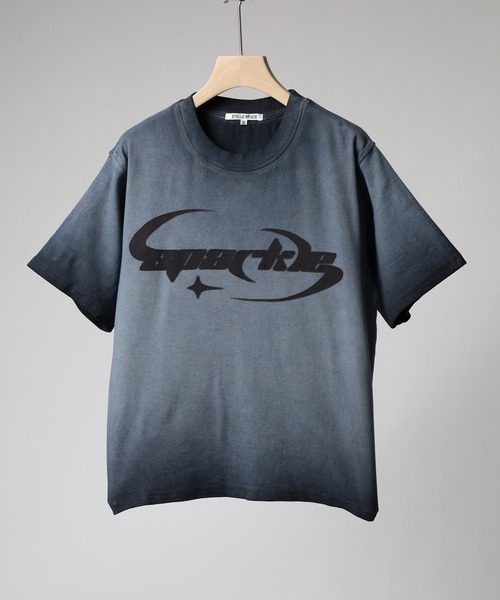 Jungle Storm(ジャングルストーム)の「JUNGLE STORM スプレー加工テレコTシャツ 半袖(Tシャツ/カットソー・メンズ・ホワイト/チャコール/ピンク・M/L)」の10枚目の写真