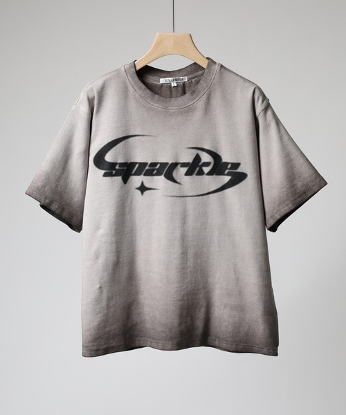 Jungle Storm(ジャングルストーム)の「JUNGLE STORM スプレー加工テレコTシャツ 半袖(Tシャツ/カットソー・メンズ・ホワイト/チャコール/ピンク・M/L)」の12枚目の写真