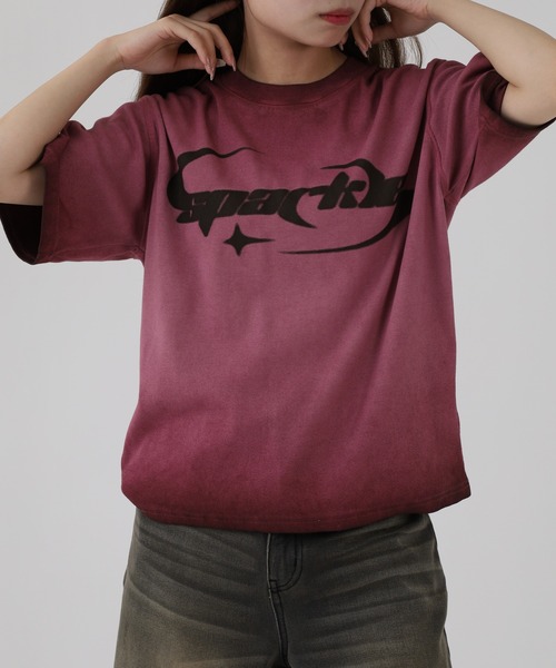 Jungle Storm(ジャングルストーム)の「JUNGLE STORM スプレー加工テレコTシャツ 半袖(Tシャツ/カットソー・メンズ・ホワイト/チャコール/ピンク・M/L)」の20枚目の写真