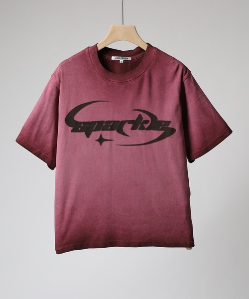 Jungle Storm(ジャングルストーム)の「JUNGLE STORM スプレー加工テレコTシャツ 半袖(Tシャツ/カットソー・メンズ・ホワイト/チャコール/ピンク・M/L)」の11枚目の写真