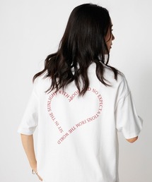 【OP:オーピー】レディースコットンTシャツ　バックプリント