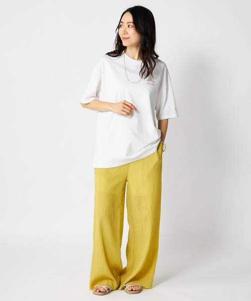 Ocean Pacific（オーシャンパシフィック）の「【OP:オーピー】レディースコットンTシャツ　バックプリント（Tシャツ/カットソー・レディース・ピンク/ホワイト/チャコールグレー・LARGE/X-LARGE/MEDIUM）」の18枚目の写真