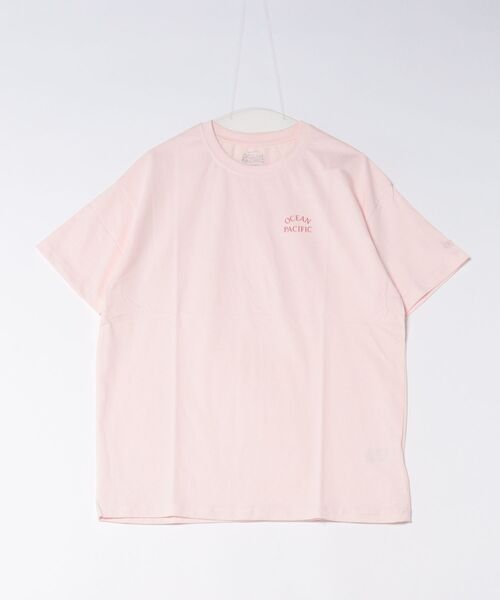 Ocean Pacific（オーシャンパシフィック）の「【OP:オーピー】レディースコットンTシャツ　バックプリント（Tシャツ/カットソー・レディース・ピンク/ホワイト/チャコールグレー・LARGE/X-LARGE/MEDIUM）」の16枚目の写真