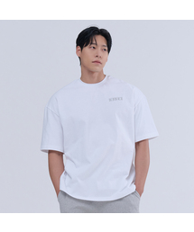 クルックスグラフィックコットンオーバーフィットTシャツ (2カラー)