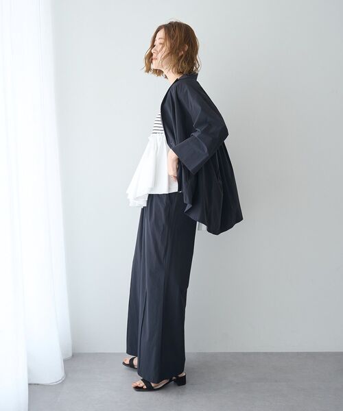 YECCA VECCA（イェッカヴェッカ）の「【適ON】イージーワイドパンツ【セットアップ対応】（その他パンツ・レディース・ブラック/ライトベージュ・FREE）」の17枚目の写真