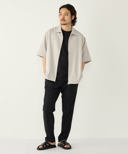 SHIPS Colors(シップス カラーズ)の「SHIPS Colors:〈UVカット・接触冷感・吸水速乾〉 クールタッチ イージー パンツ(その他パンツ・メンズ・グレー/ブラック/ネイビー・MEDIUM/LARGE/X-LARGE)」の4枚目の写真