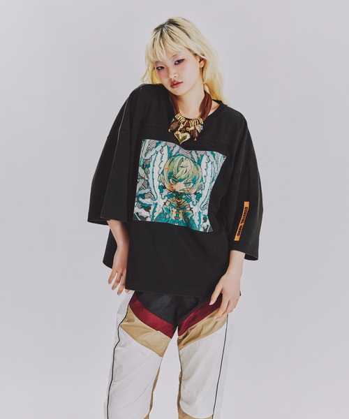 ANNA SUI NYC(アナ スイ エヌ ワイ シー)の「TERA ホワイトゴーストTシャツ(Tシャツ/カットソー・レディース・ブラック/ピンク・FREE)」の8枚目の写真