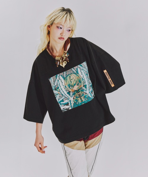 ANNA SUI NYC(アナ スイ エヌ ワイ シー)の「TERA ホワイトゴーストTシャツ(Tシャツ/カットソー・レディース・ブラック/ピンク・FREE)」の6枚目の写真
