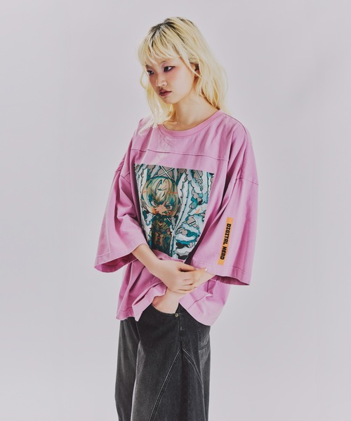 ANNA SUI NYC(アナ スイ エヌ ワイ シー)の「TERA ホワイトゴーストTシャツ(Tシャツ/カットソー・レディース・ブラック/ピンク・FREE)」の22枚目の写真